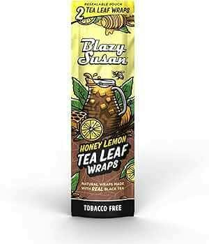 Blazy Susan Tea Leaf Wraps (Honey Lemon) at HZY Goods Dispensary