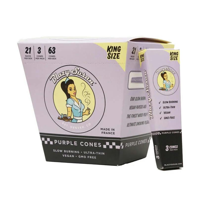 Blazy Susan King Size Cones (Purple)