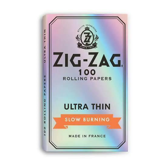 Zig Zag | Ultra Thin Slow Burning Single Wide | 100 Pack | Rolling Paper