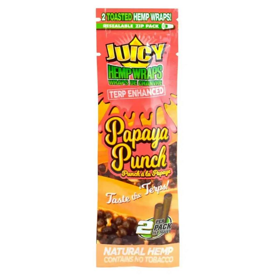 Hemp Wraps Papaya Punch 2 Sheets