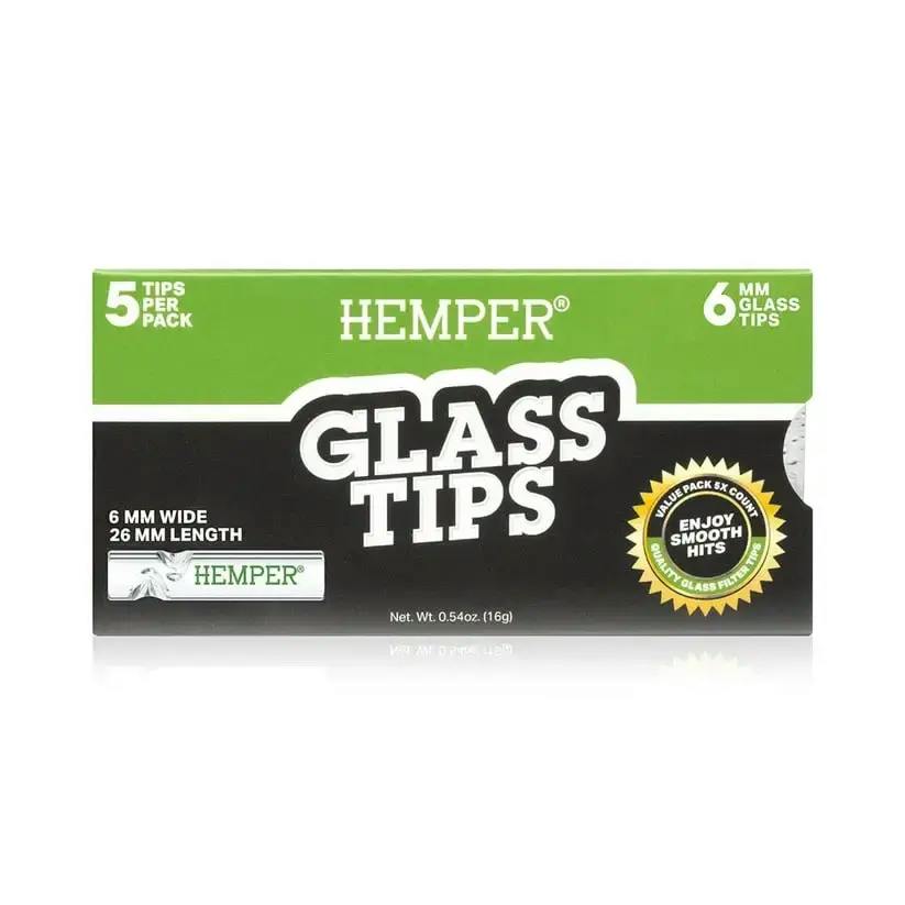 6mm Hemper Glass Filter Tips