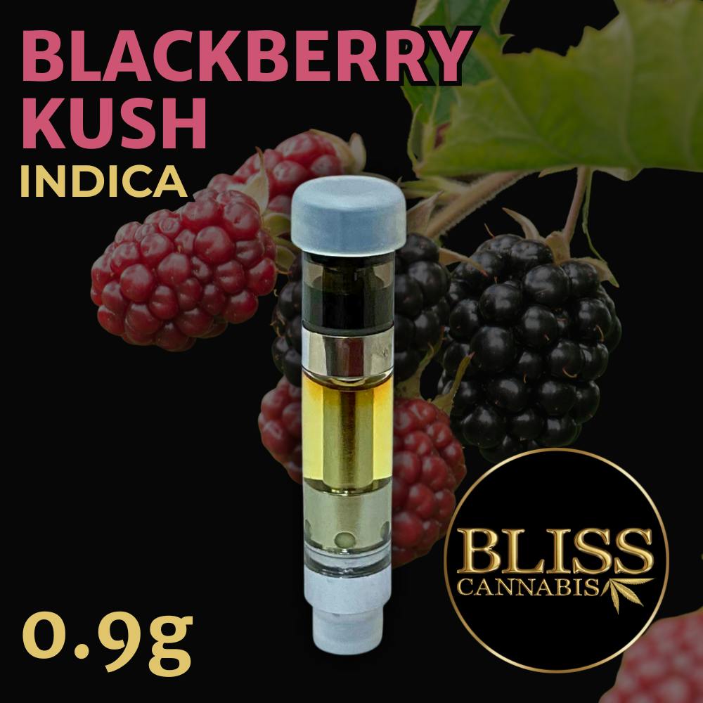 BLISS Blackberry Kush .9g Cartridge