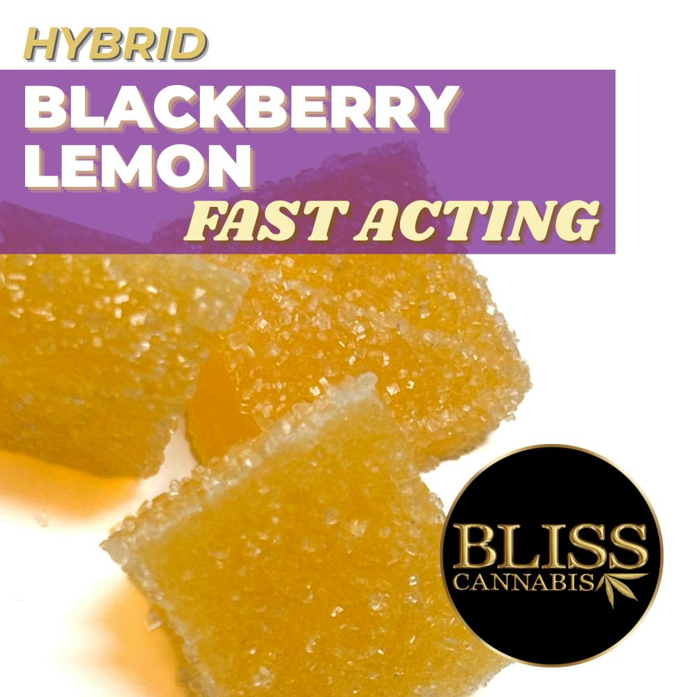 Bliss Fast Acting Blackberry Lemon Hybrid Gummies