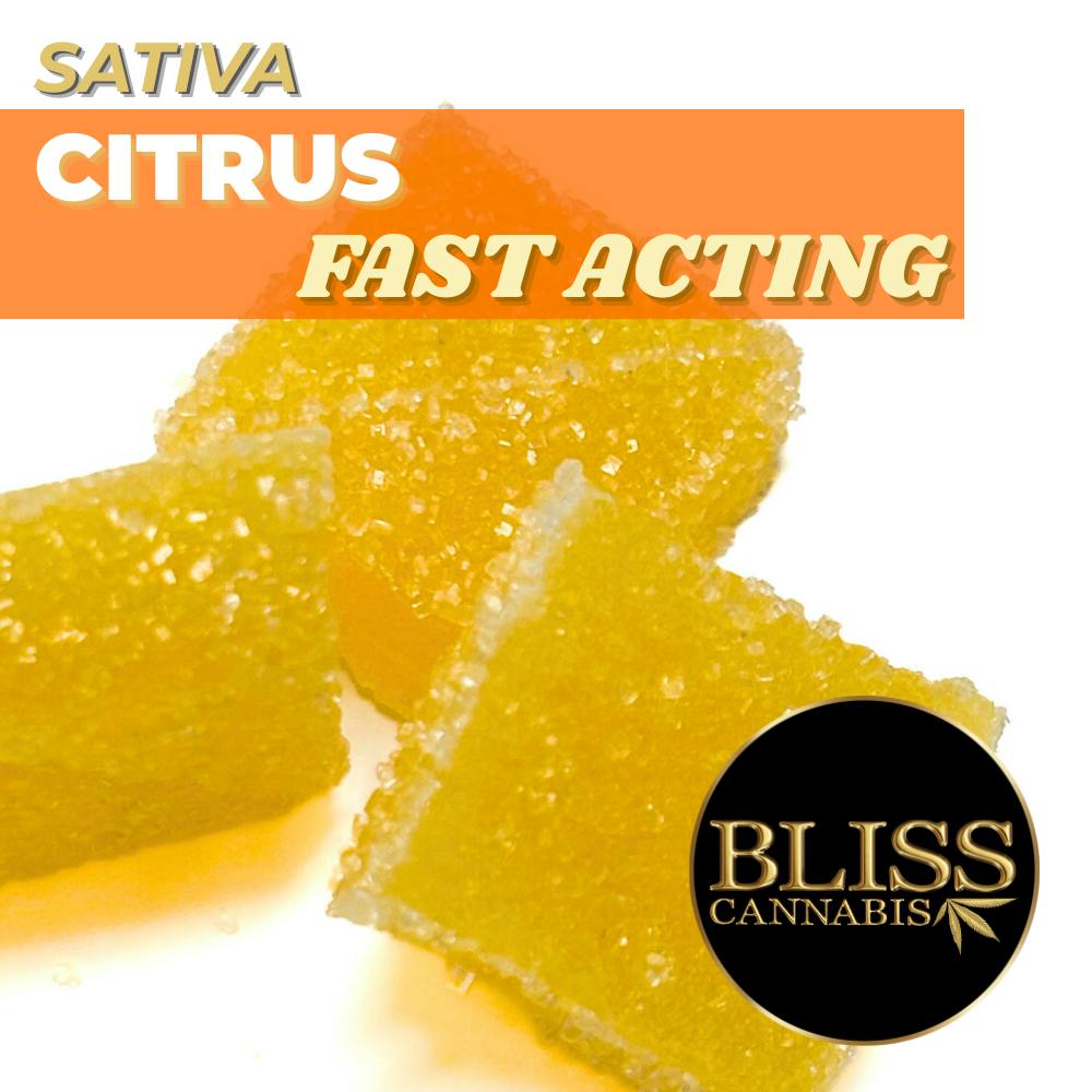 Bliss Fast Acting Citrus Sativa Gummies