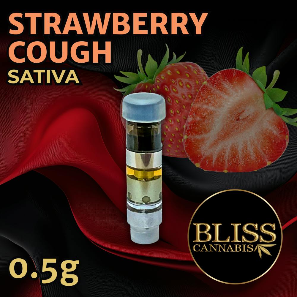 BLISS Strawberry Cough .5g Sativa Cartridge