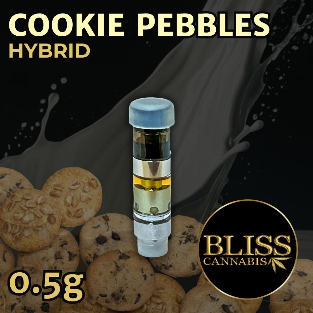 BLISS Cookie Pebbles .5g Hybrid Cartridge at 710 Montana