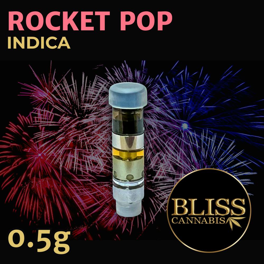 BLISS Rocket Pop .5g Indica Cartridge cannabis product