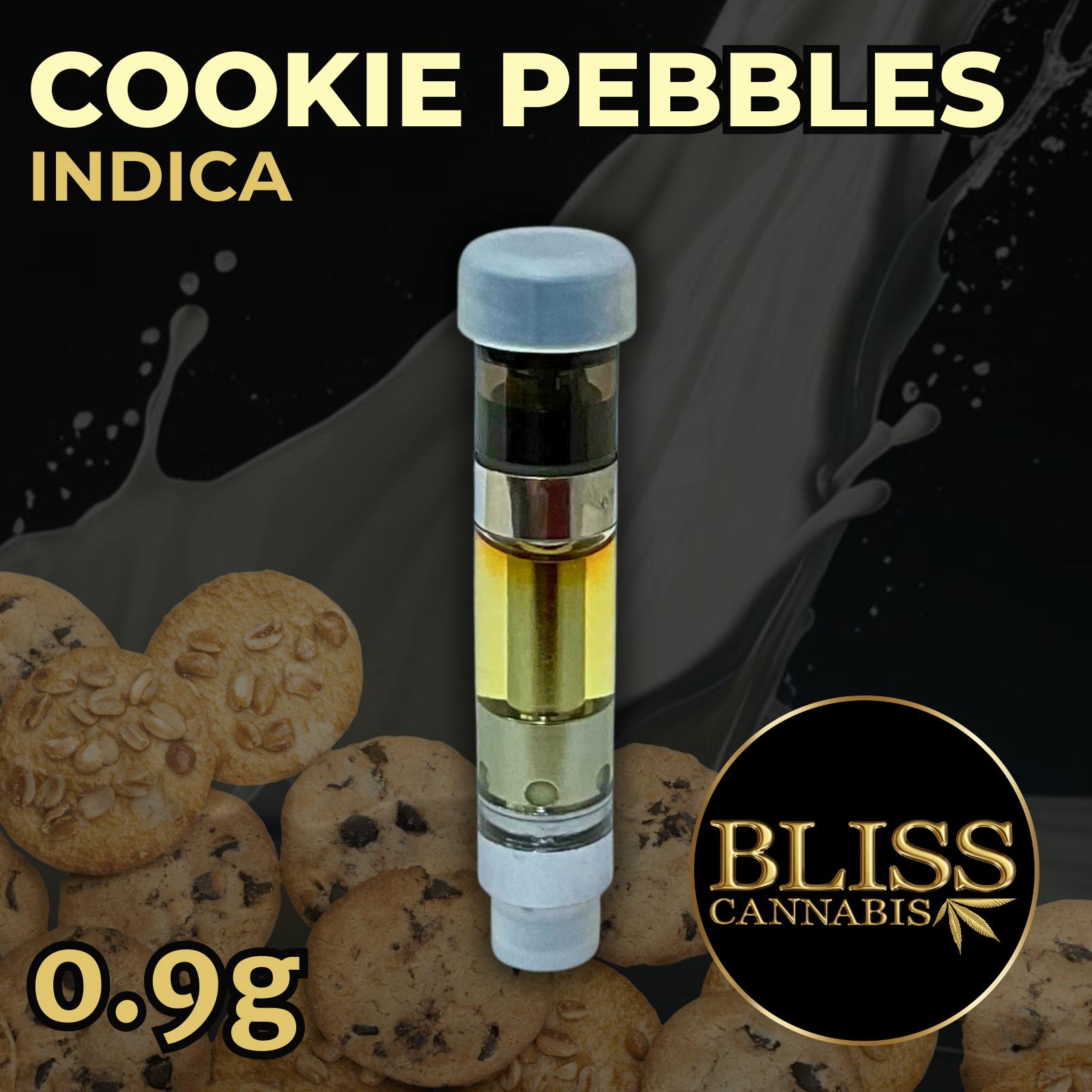 BLISS Cookie Pebbles .9g Hybrid Ethanol Cartridges