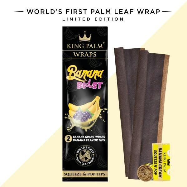 King Palm Wraps Banana Blast 2pk