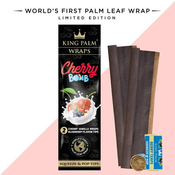 King Palm Wraps Cherry Bomb 2pk