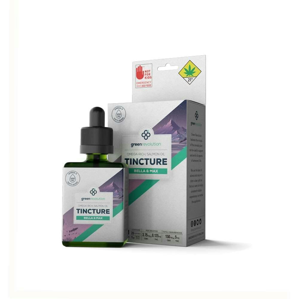 30:1 Bella & Max 3x [30ml] (450mg CBD/15mg THC) | Green Revolution - Tincture