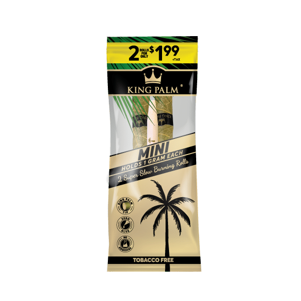 Mini [2pk] | King Palm - Hemp Wraps