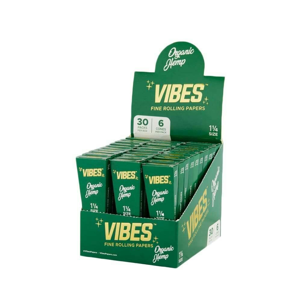 Hemp Cones 1 1/4 | Vibes - Organic Cones
