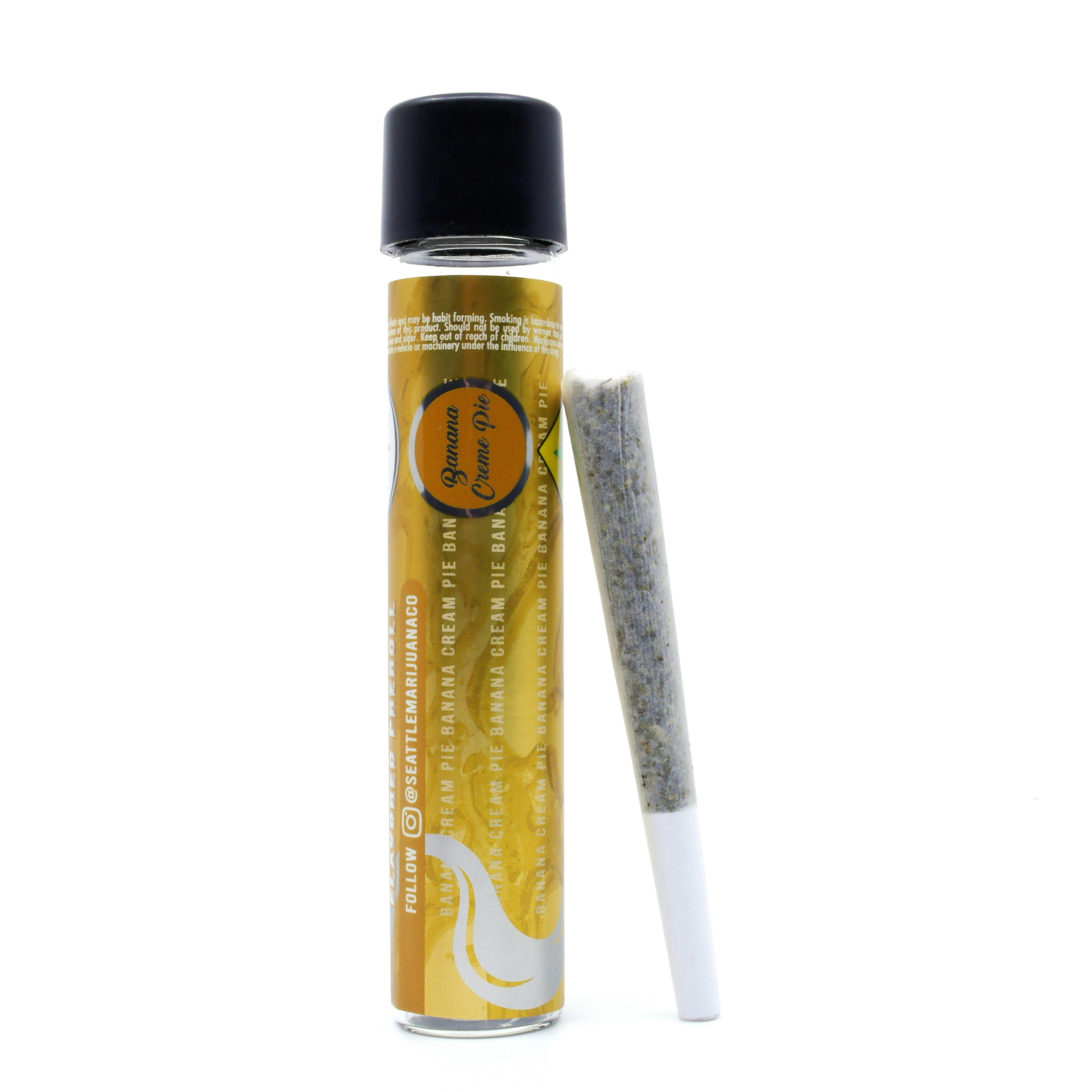 Banana Cream Pie [1g] | Seattle Marijuana Company - Shatter J Infused Pre Roll