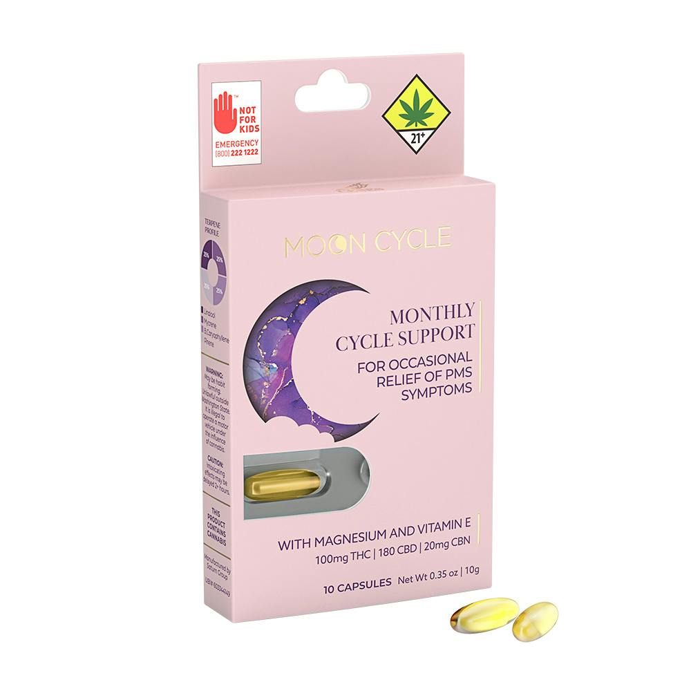 Moon Cycle [10pk] (100mg THC/180mg CBD/20mg CBN) | Ceres - Full Spectrum Capsules