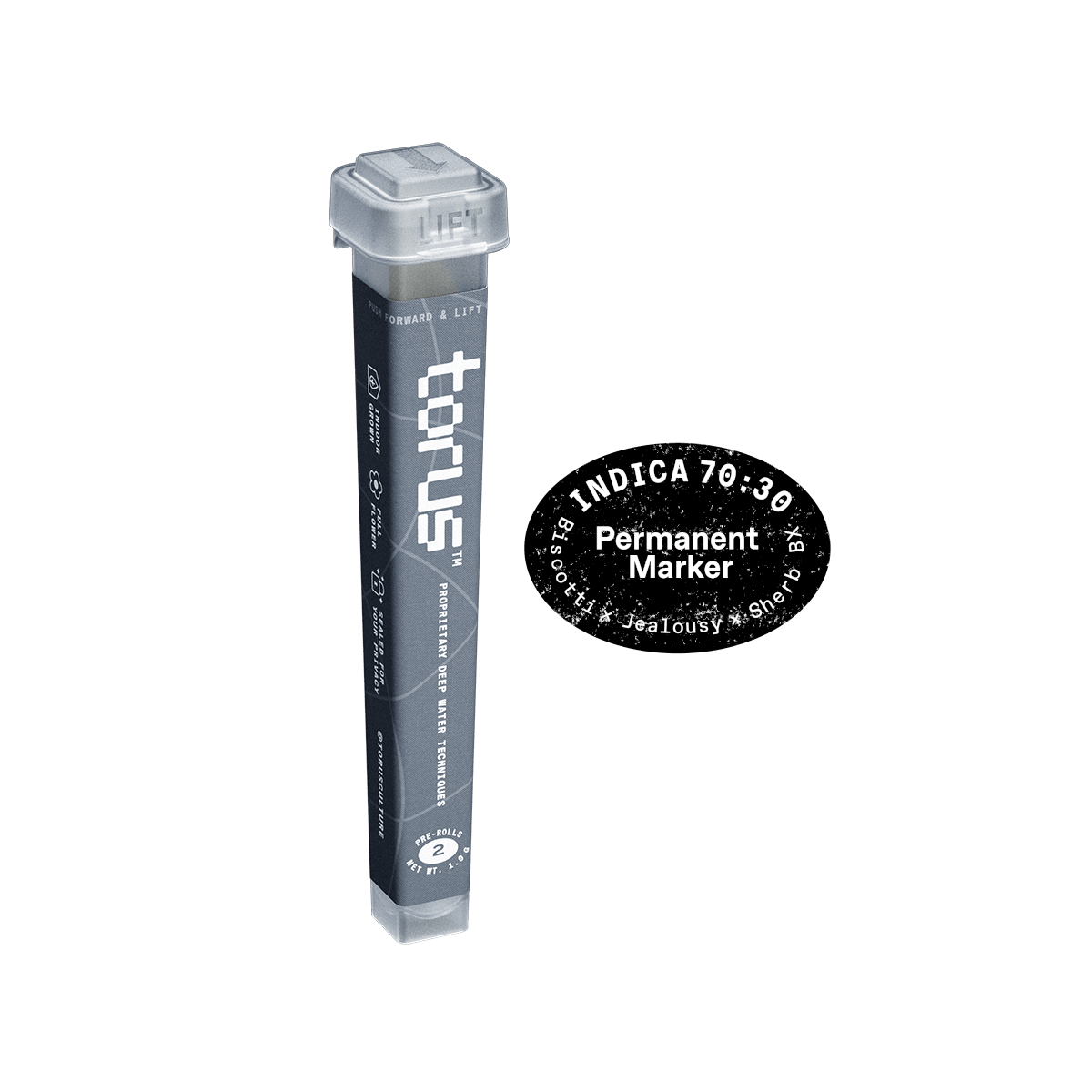Permanent Marker [.5g] | Torus - 2 Pack Pre Roll