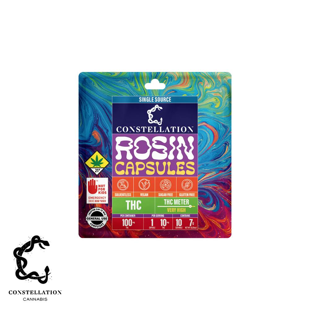 Space Capsules [10pk] (100mg THC) | Constellation Cannabis - Capsules