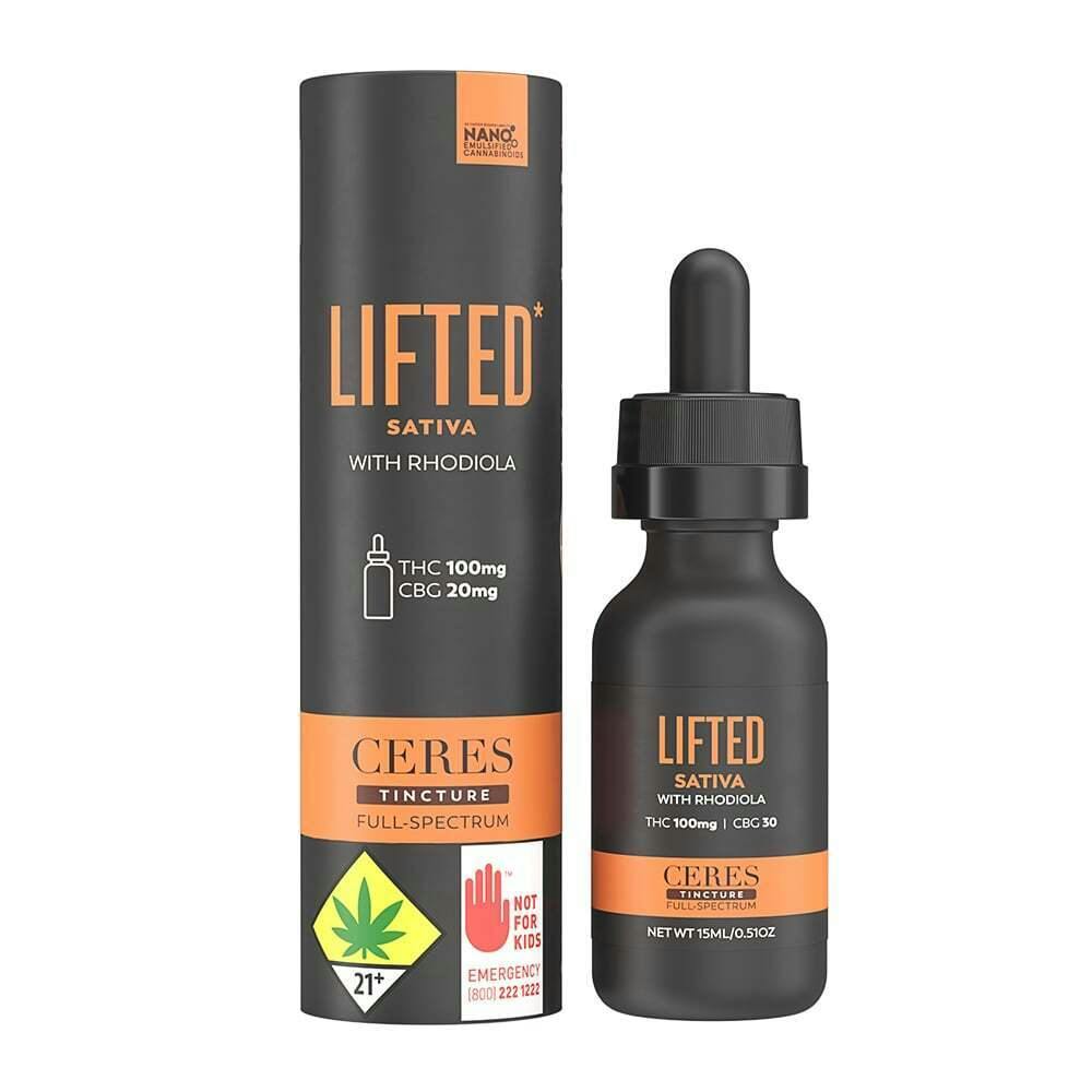 Lifted [15ml] (100mg THC/20mg CBG) | Ceres - Tincture