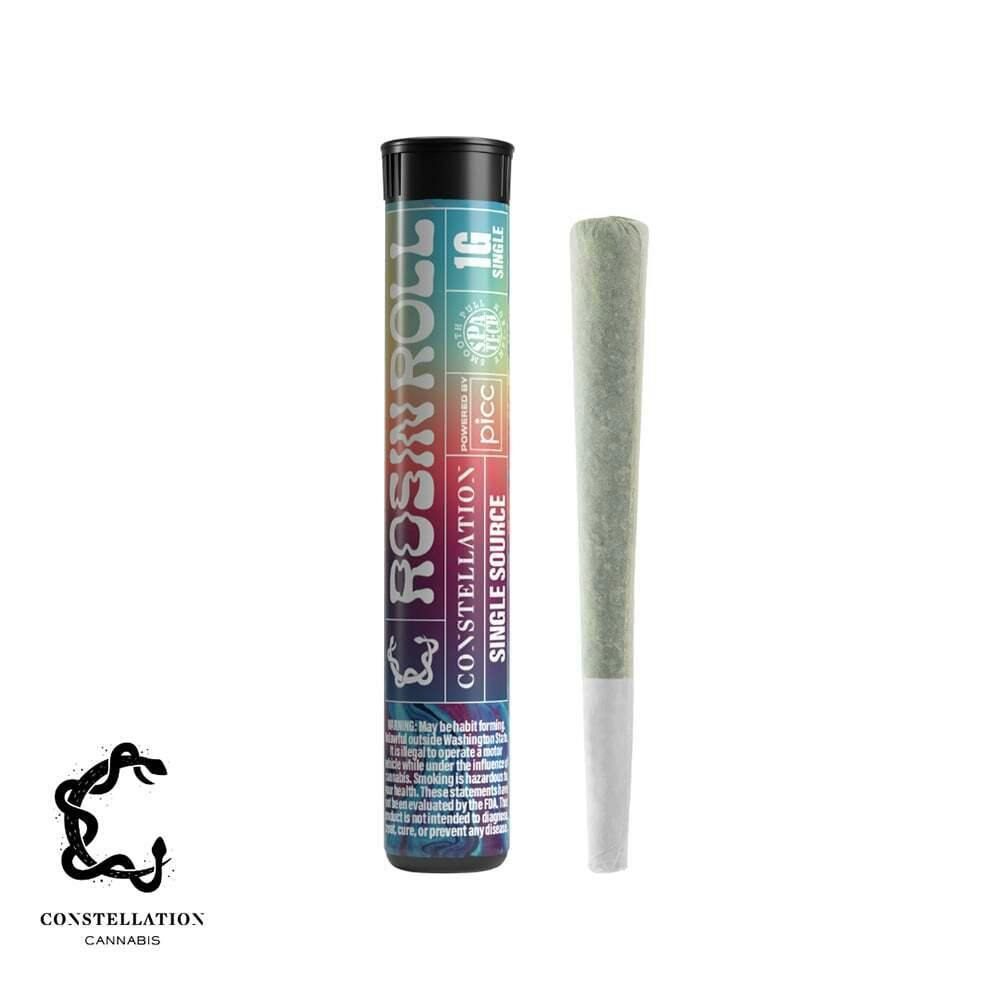 Blueberry x Sour Candy [1g] | Constellation Cannabis - Rosin Roll