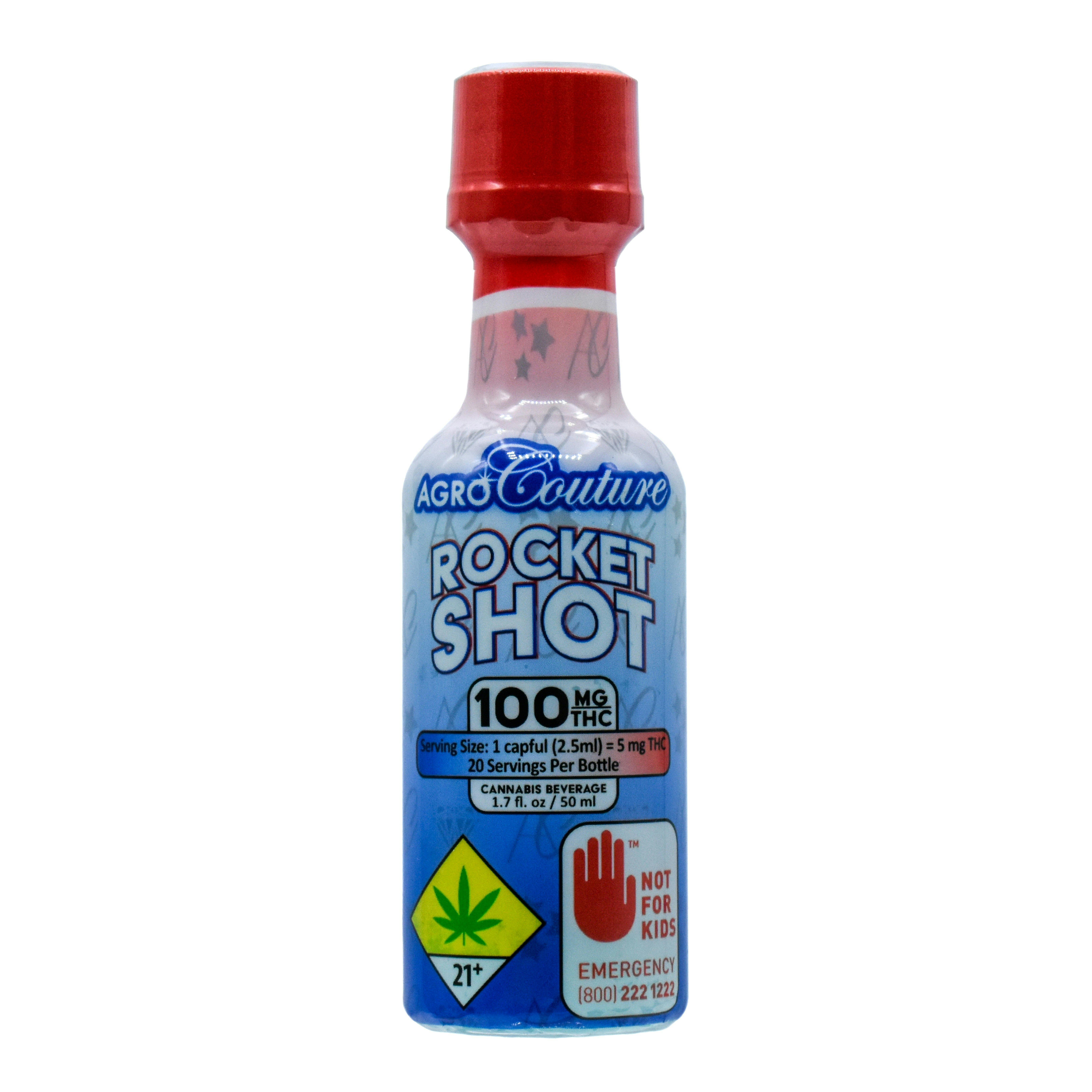 Rocket Shot [1.7 fl. oz] (100mg) | Agro Couture - THC Cannabis Shot