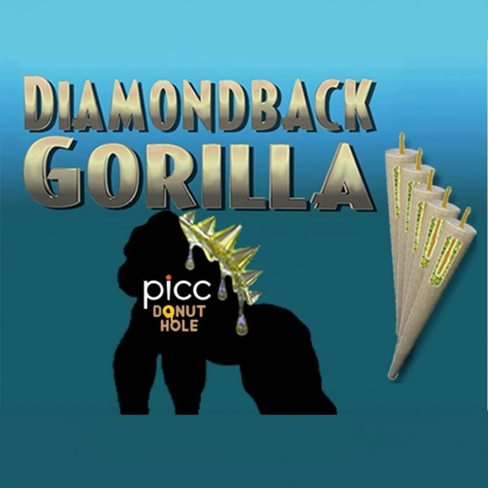 Jealousy x MACmosa [.5g] | Diamondback Gorilla - 5 Pack Infused Pre Roll