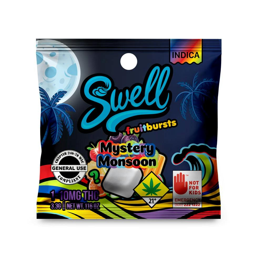 Mystery Monsoon - Indica [1pk] (10mg) | Swell - Fruit Burst Solo Pack