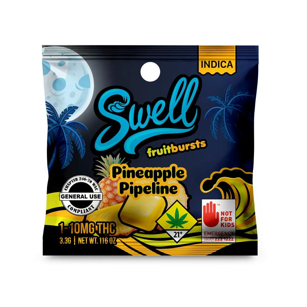 Pineapple Pipeline - Indica [1pk] (10mg) | Swell - Fruit Burst Solo Pack
