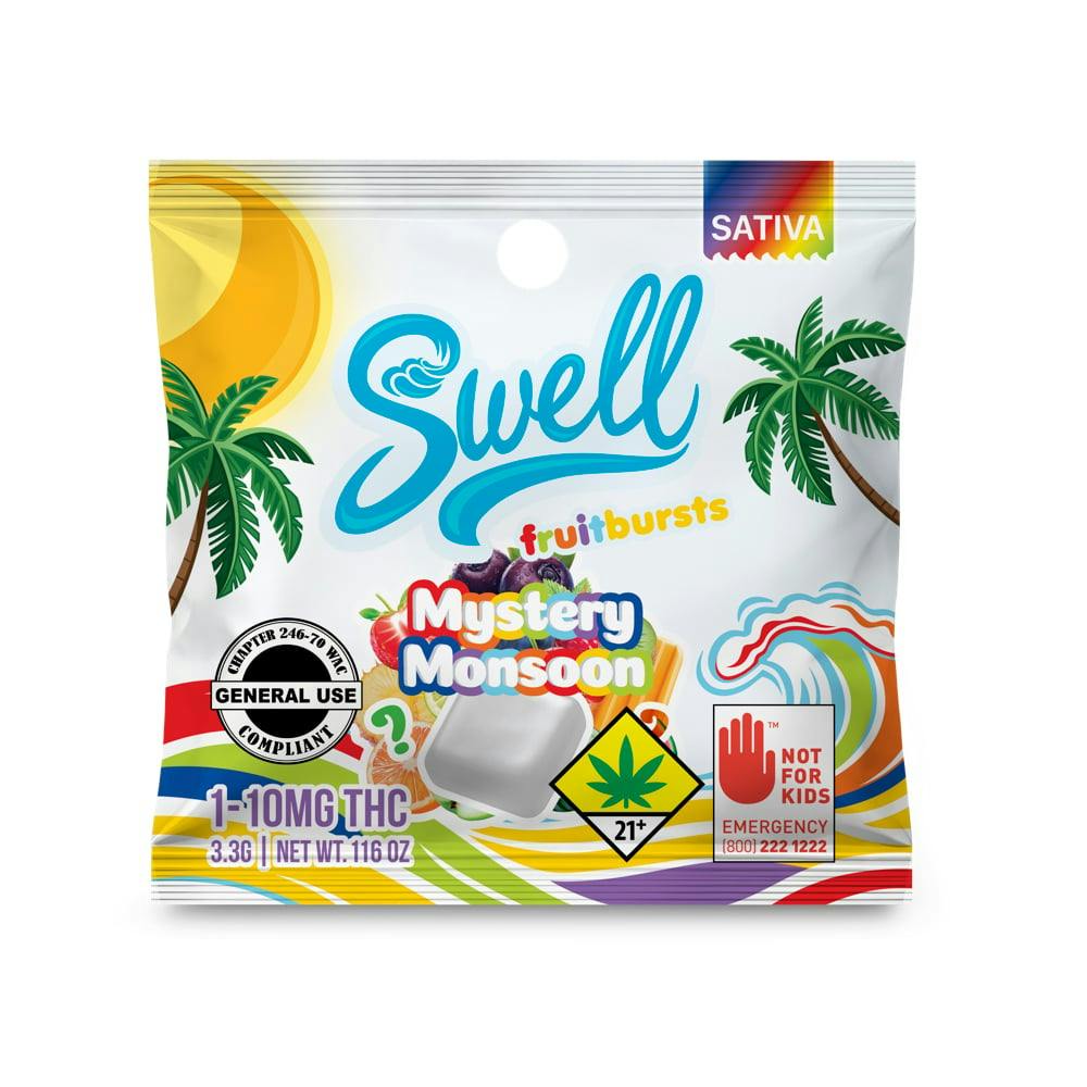 Mystery Monsoon - Sativa [1pk] (10mg) | Swell - Fruit Burst Solo Pack