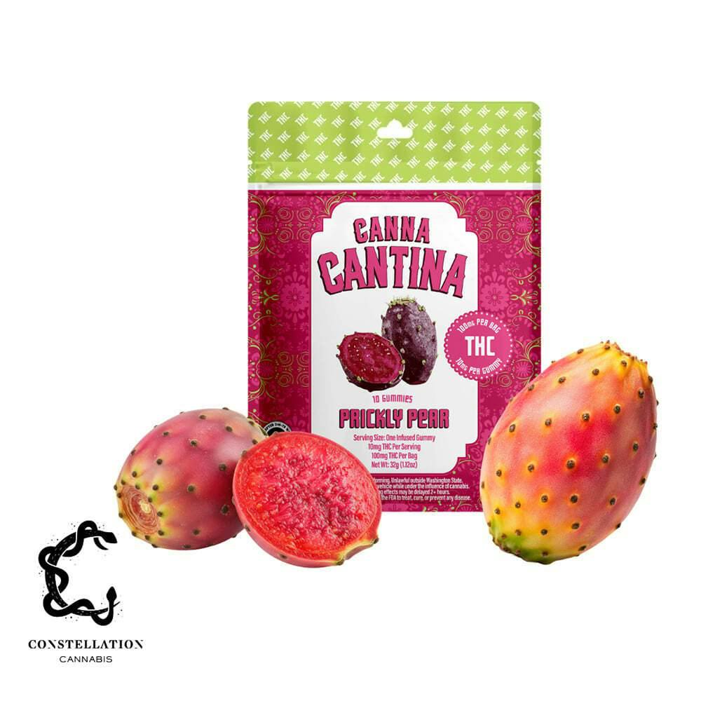 Prickly Pear [10pk] (100mg) | Canna Cantina - Canna Cantina Gummies