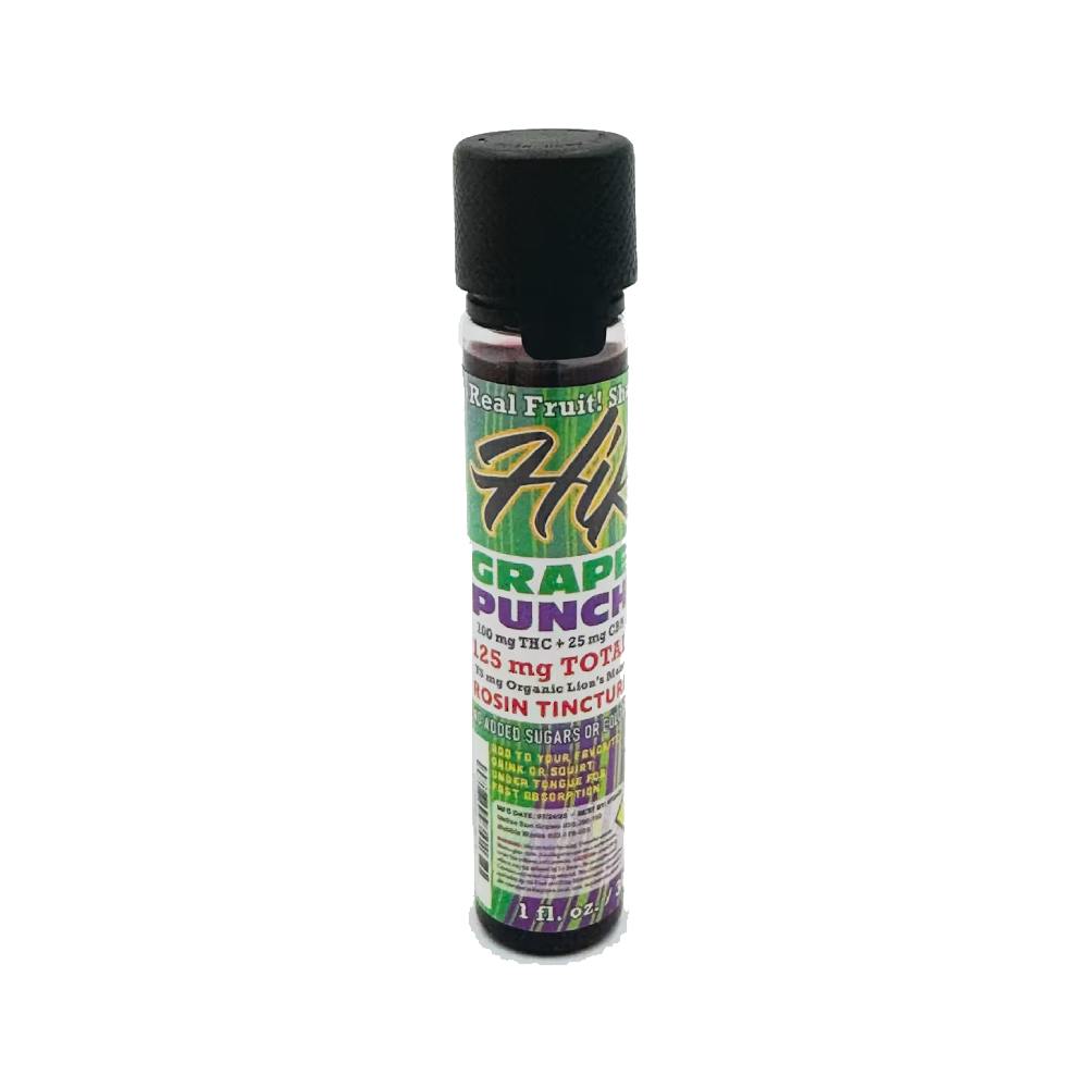 Grape Punch [30ml] (100mg THC/25mg CBD) | Hiku - Distillate Tincture
