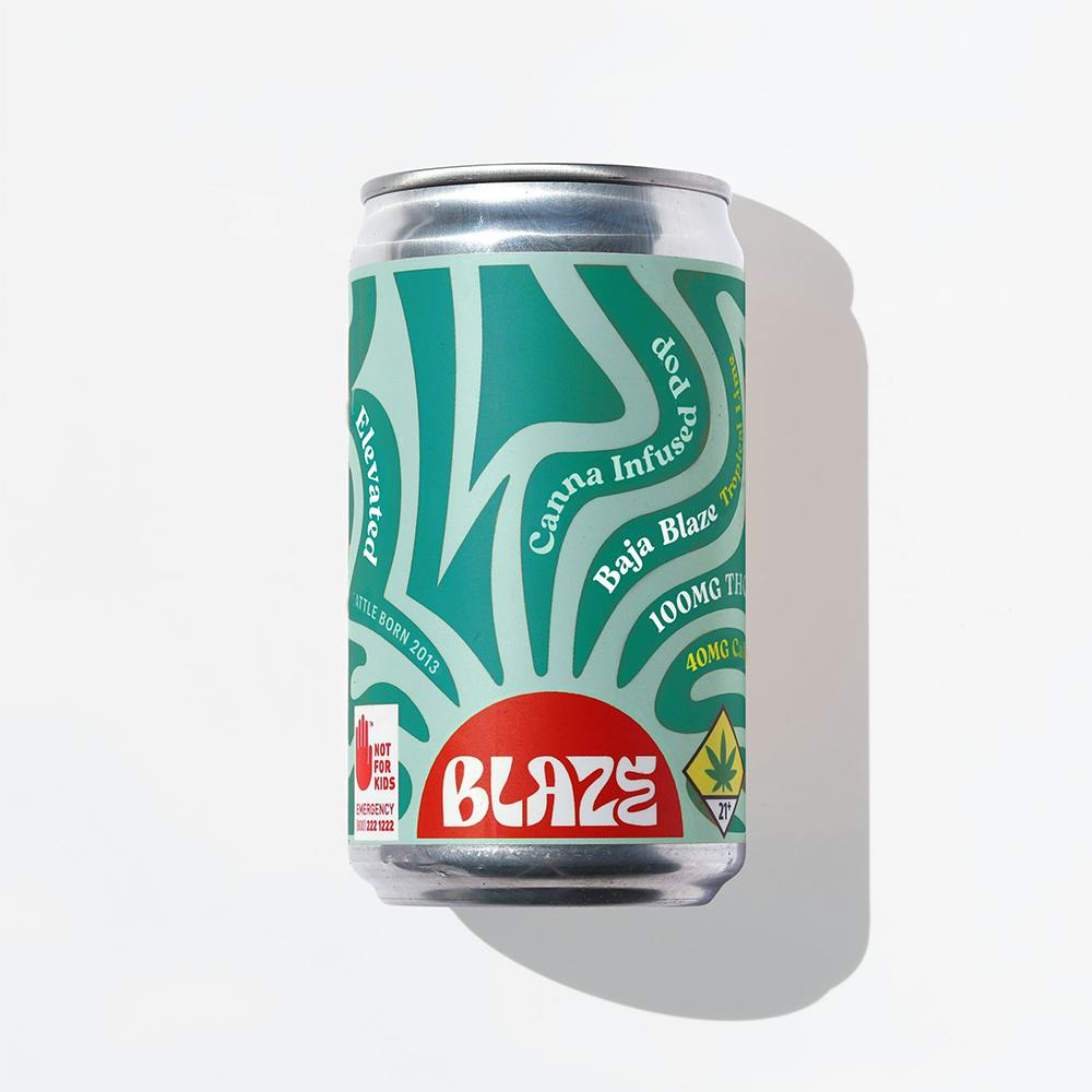 Baja [6oz] (100mg) | Blaze - Distillate Soda
