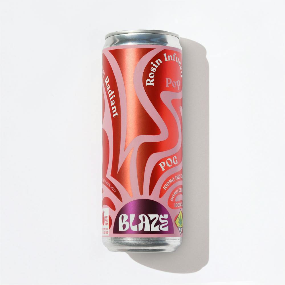 POG [12oz] (100mg THC/50mg CBD/50mg CBC/50mg CBG/100mg Lions Mane) | Blaze - Rosin Pop