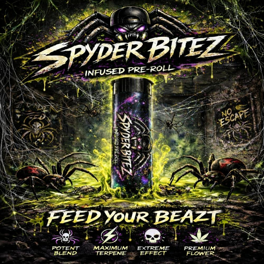 Ghost Train Haze [.75g] | Spyder Bitez - Infused Pre Roll