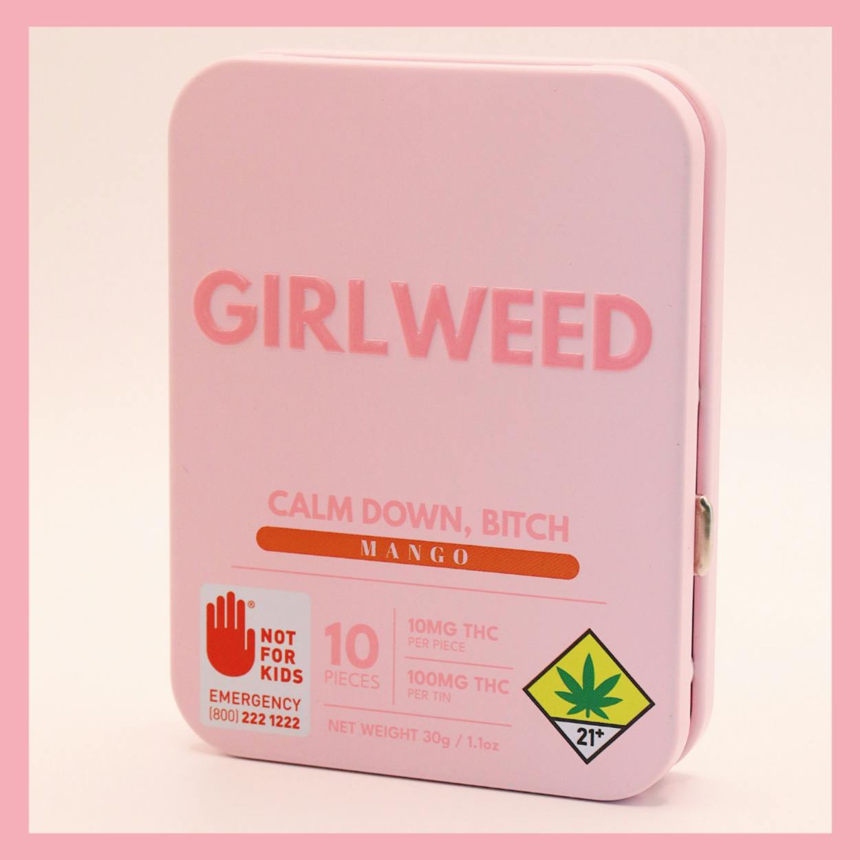 Mango + Chamomile [10pk] (100mg) | GIRLWEED - Gummies