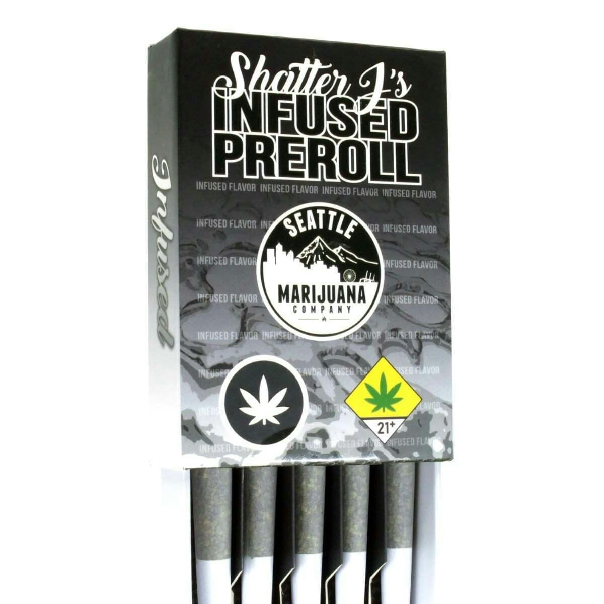 Jokerz Candy [1g] | Seattle Marijuana Company - Shatter J 5 Pack Infused Pre Roll