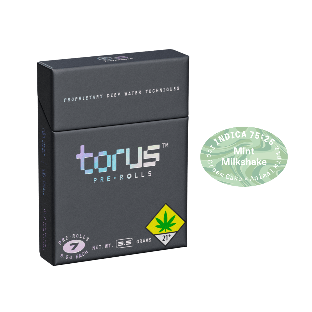 Mint Milkshake [.5g] | Torus - 7 Pack Pre Roll