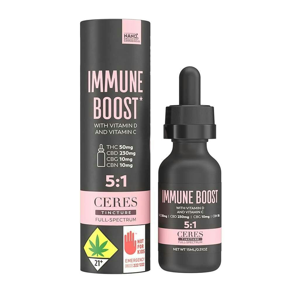 5:1 Immune Boost [15ml] (50mg THC/230mg CBD/10mg CBG/10mg CBN) | Ceres - Tincture