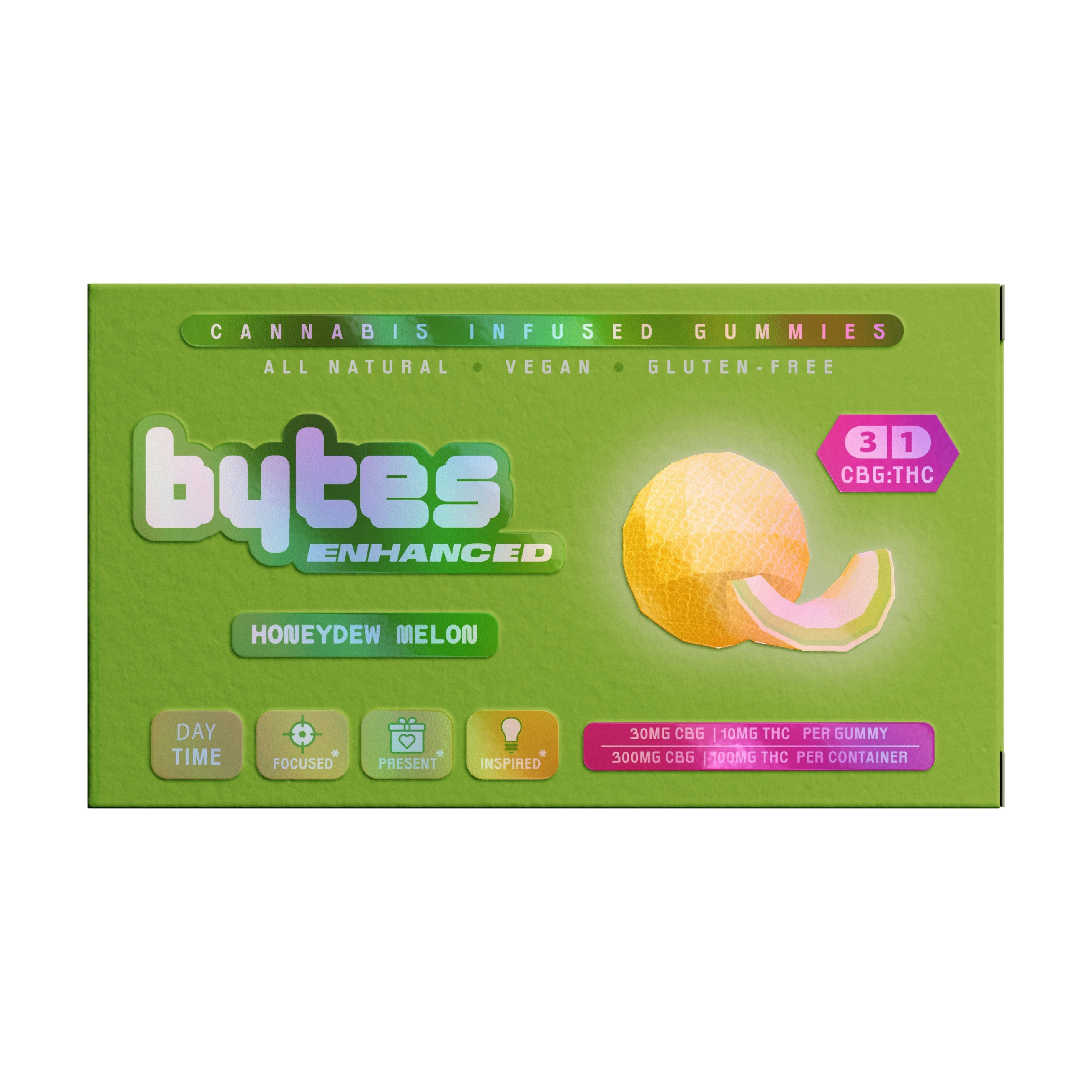 3:1 Honeydew Melon [10pk] (300mg CBG/100mg THC) | Bytes - Enhanced Gummies