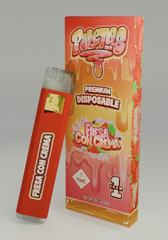 Paleta AIO Fresa Con Creama (H) 1g