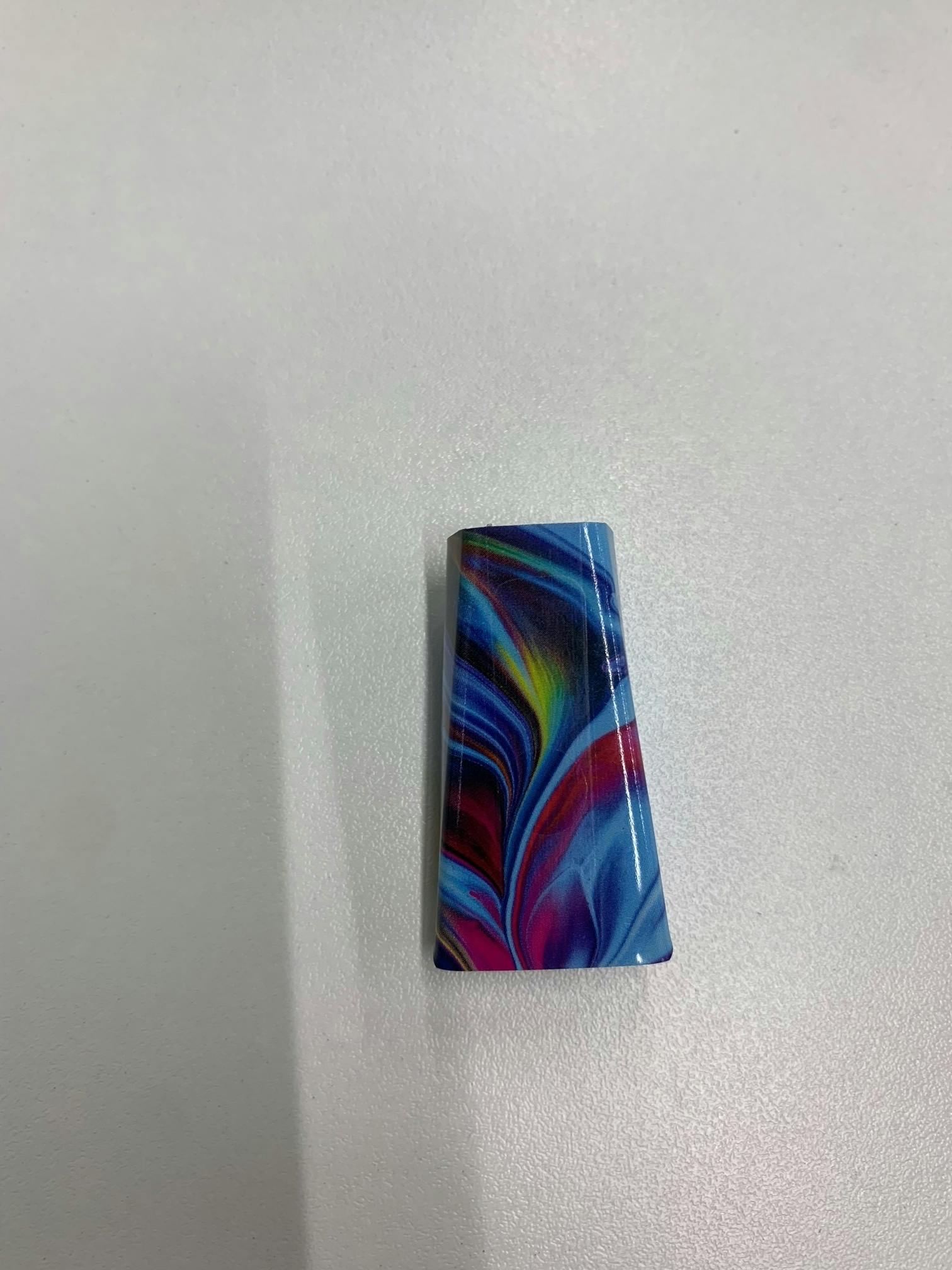 Canna Scoop - Blue Fractal Graphic