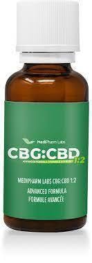 MEDIPHARM CBG:CBD 1:2 Advanced Formula Oil 30mL
