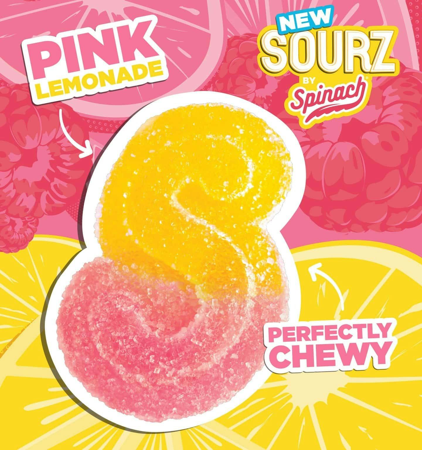 SPINACH SOURZ Pink Lemonade 5x2mg