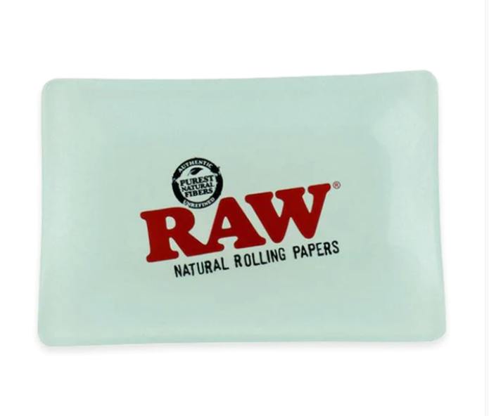 RAW - Frosted Glass - Rolling Tray - 5" x 7"