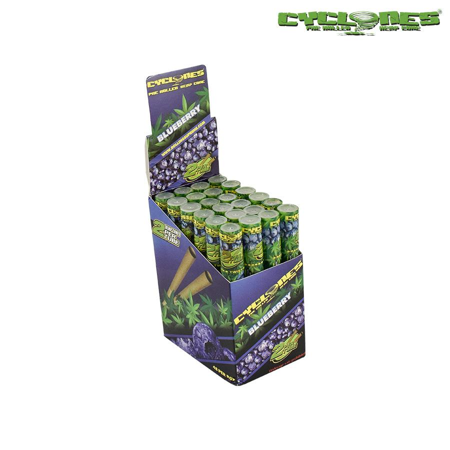 CYCLONE - Hemp Wraps Blueberry - 2pk