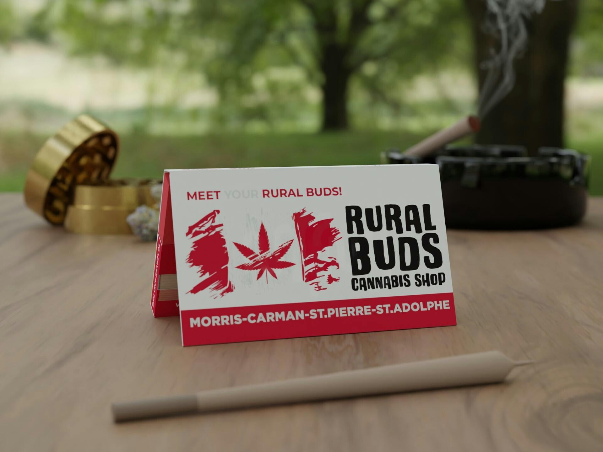 RURAL BUDS - 50 pack Rolling Papers w/tips