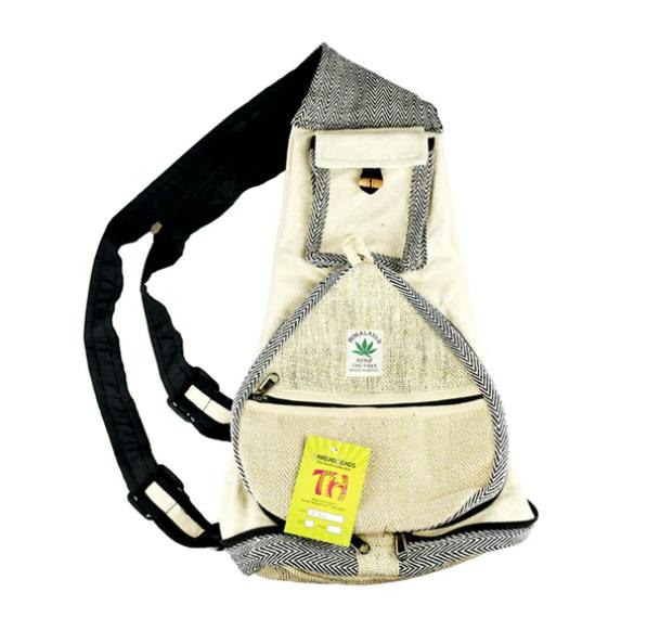 THREADHEADS - Himalayan Hemp Convertible Sling Pack 10" x 17"