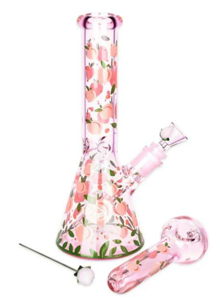 PULSAR - Fruit Series Glow Herb Pipe Duo - Peaches & Cream
