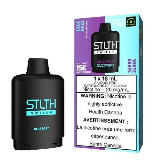 STLTH LOOP SWITCH - Pod Pack 18ml BLUE RAZZ / WHITE GRAPE