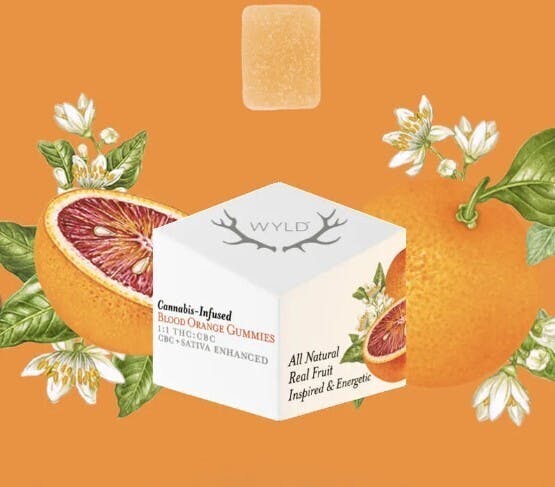WYLD Blood Orange 3:1 CBC:THC 2x5mg