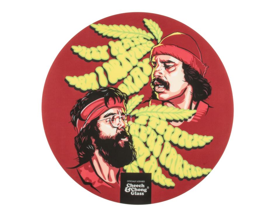 GEAR PREMIUM - Cheech & Chong Glass - Parked Dab Mat - 7.8"